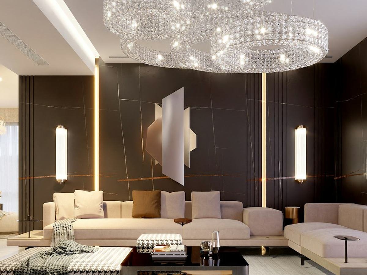 Luxurious modern living room