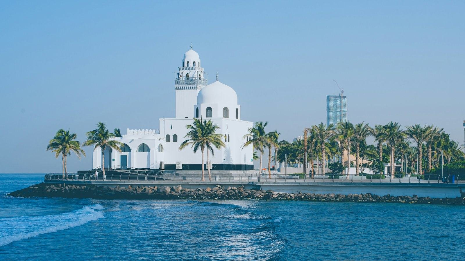 Al Rahma Mosque on the Jeddah waterfront